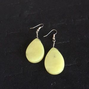 Jade earrings